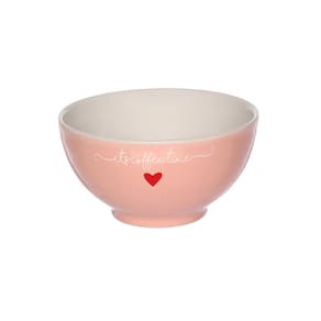 Bowl Em Porcelana L`Amour 440ml Haüskraft Rosa