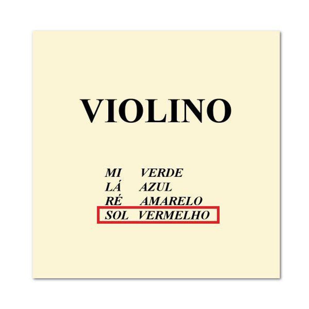 Corda Avulsa M Calixto Violino 4/4 Sol Mauro Calixto