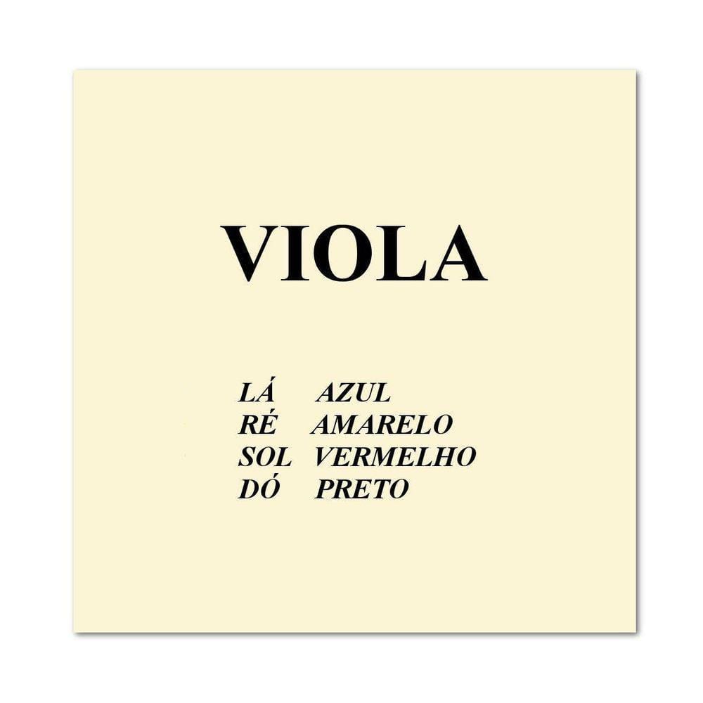 Encordoamento Calixto p/ Viola - Núcleo Sintético, Som Limpo, Estabilidade, Alta Resistência