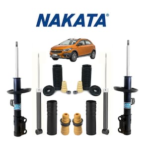 Amortecedor Dianteiro+Traseiro Nakata + Kit Bat Onix Activ 2016 A 2019