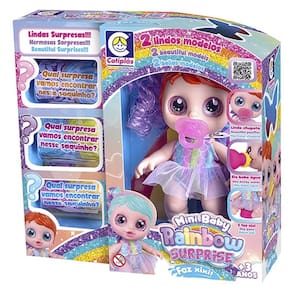 Boneca Mini Rainbow Surprise Xixi Cm.Verde
