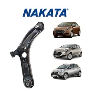 01 Bandeja Suspensão Com Pivô Nakata Hyundai HB20S 2013 A 2019 Dianteira Direita