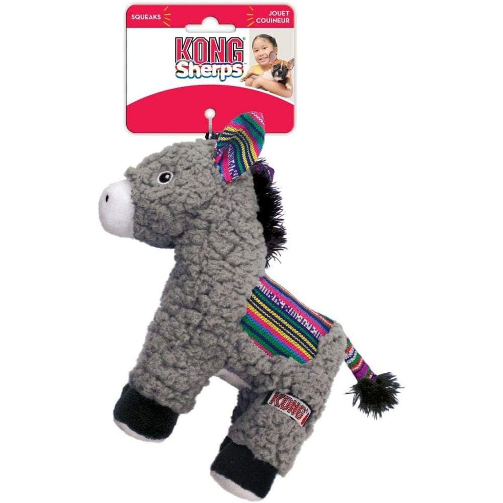 Brinquedo Ultra Macio Pelucia Sherps Donkey Burro Para Cães Médio