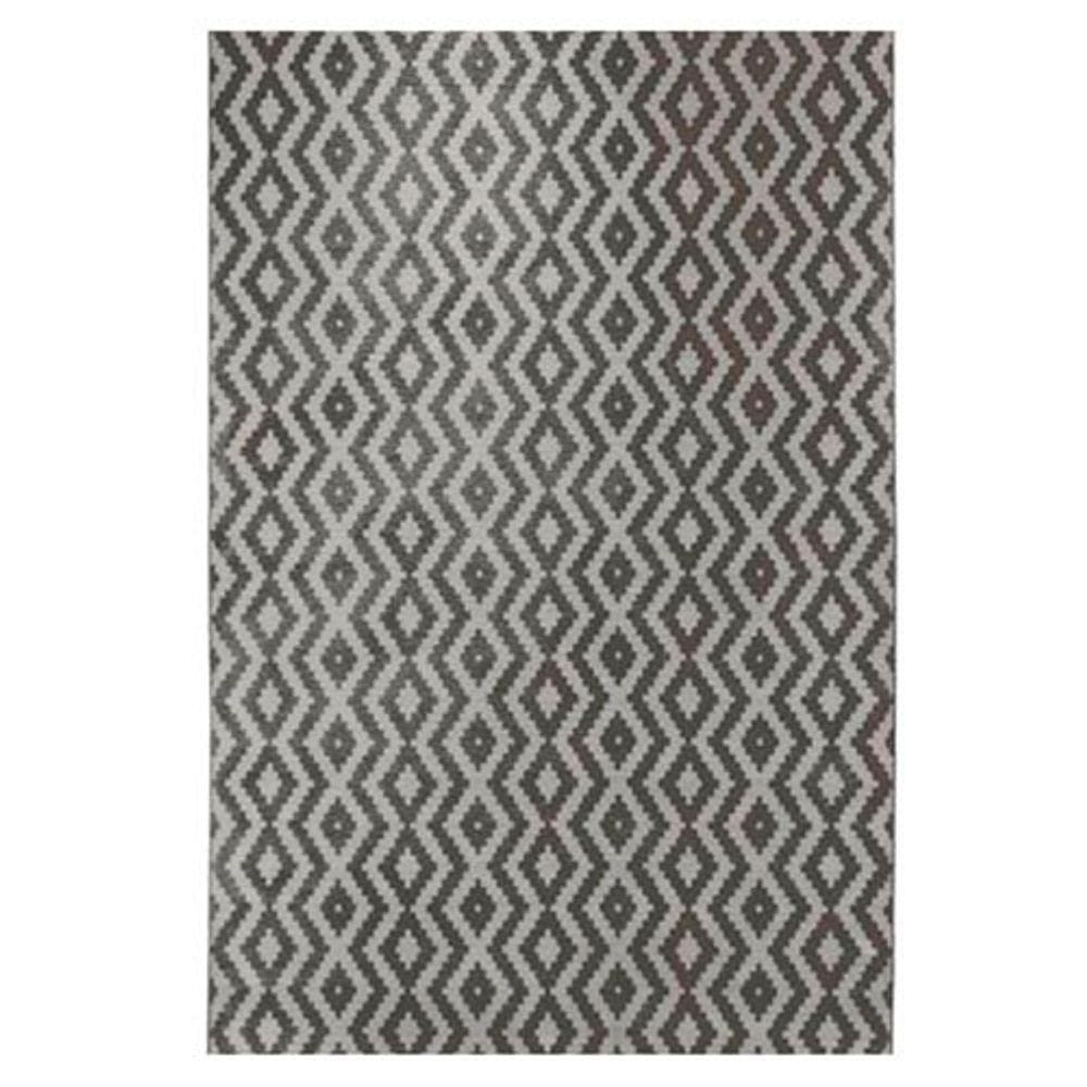 Tapete Oriente Cinza com Branco - 200x300cm - 22427