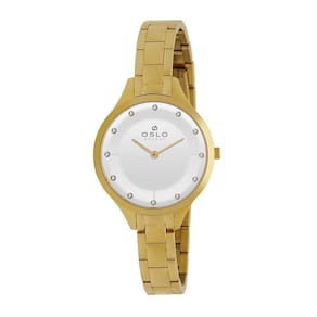 Relógio Oslo OFGSSS9T0031 S1KX Dourado Feminino 3ATM - Aço