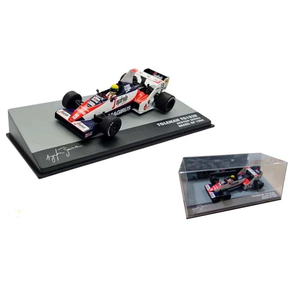 Miniatura F1 Toleman TG183B Ayrton Senna | Casas Bahia