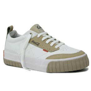 Tênis Coca-Cola Feminino Rio Coast CC2137 Branco Areia