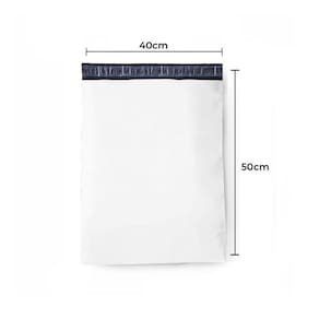 Envelope Plástico de Segurança Branco 40x50 Coex 500 Un