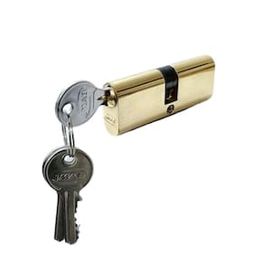 Cilindro Segurança Imab 3000 Latão 70mm - Amarelo