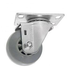 ROD. CINZA GIR. 1.5 8 com PLACA E RODA EM PP FURO PASSANTE