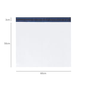 Envelope Plástico Segurança Branco 60x50 Coex 250 Un - Envios e Proteção