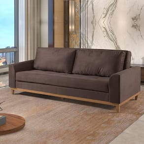 Sofá Cama Living 223cm M157 Marrom