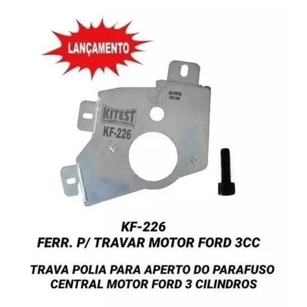 Kitest Trava Motor Ford 3CC - Polia Aperto Parafuso
