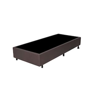 Cama Box Solteiro Reforçado Marrom 88x188x38 Cm Marrom