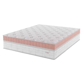 Colchão Duplo Molejo 41cm 1,88m 1,38m Chile Yescasa Rose