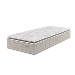 Colchão Solteiro Mola Ensacada 188cmx88cmx 36cm Bella Yescasa Boucle Nude