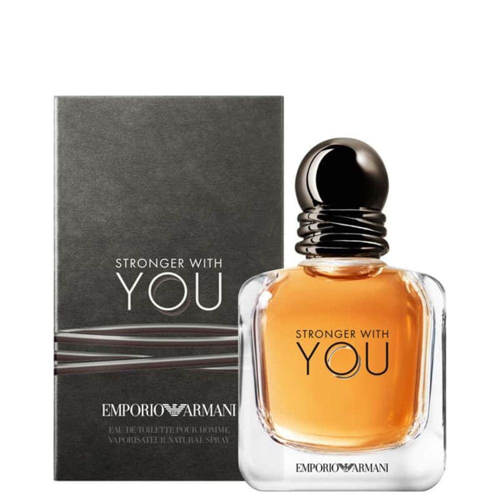 Perfume Stronger With You Giorgio Armani - Masculino - Eau de Toilette 100ml