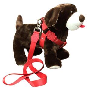 Coleira Peitoral Americano Premium Vermelho Nº 3 38-46cm - Nicapet