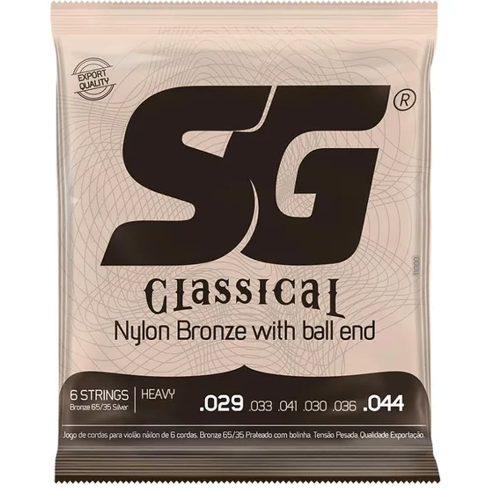 Encordoamento p/ Violão Nylon 028 Heavy SG