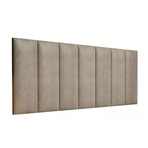 Kit 7 Placas Estofadas Cabeceira Cama Casal 20x60cm
