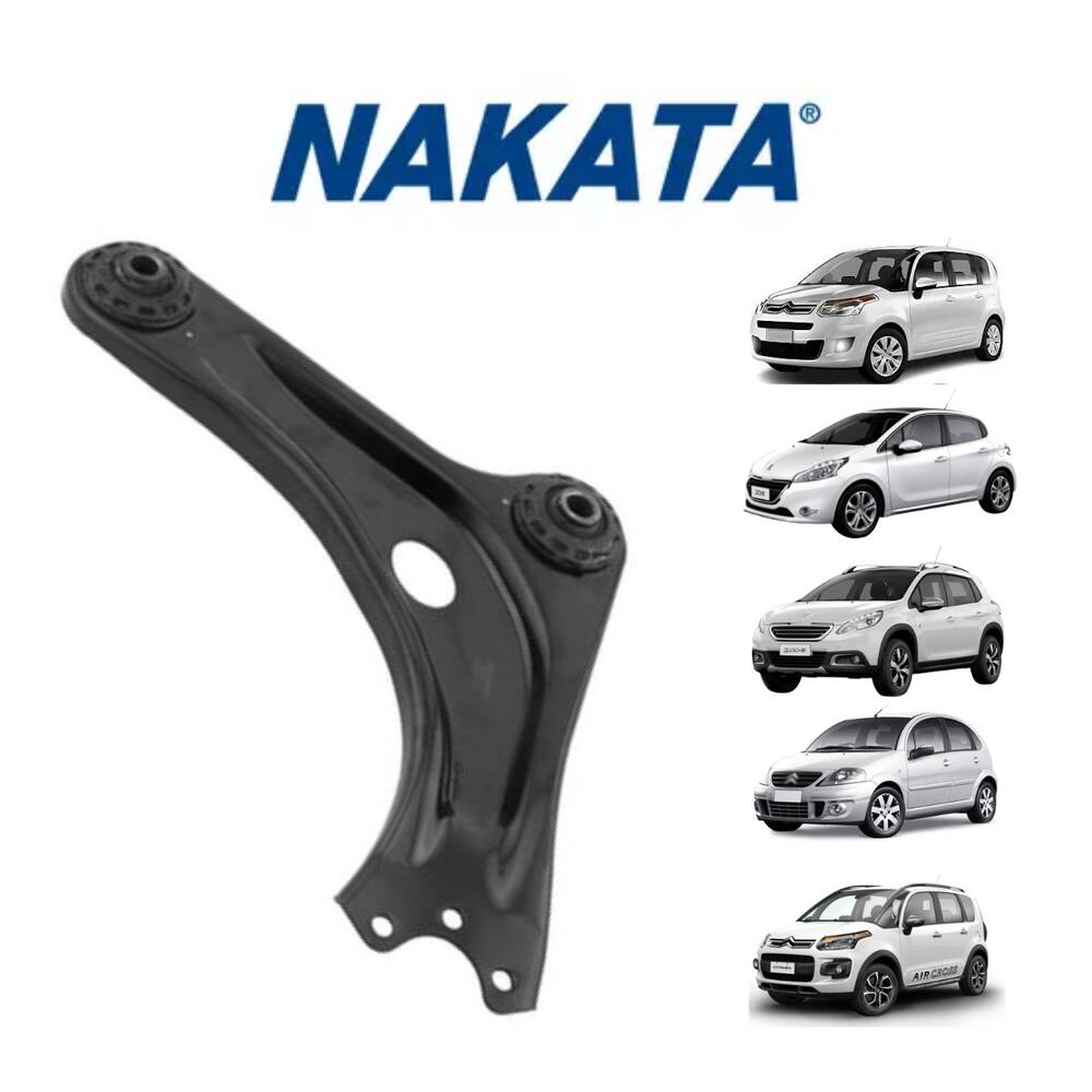 Bandeja De Suspensão Sem Pivô Direita Dianteira Nakata Citroen C3 2003 A 2020