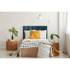 Kit 5 Placas Estofadas Cabeceira Cama Solteiro 20x60cm