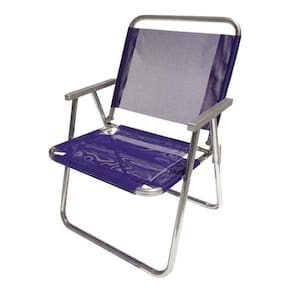Cadeira De Praia Varanda Extra Larga 130Kg Em Aluminio Cad0412