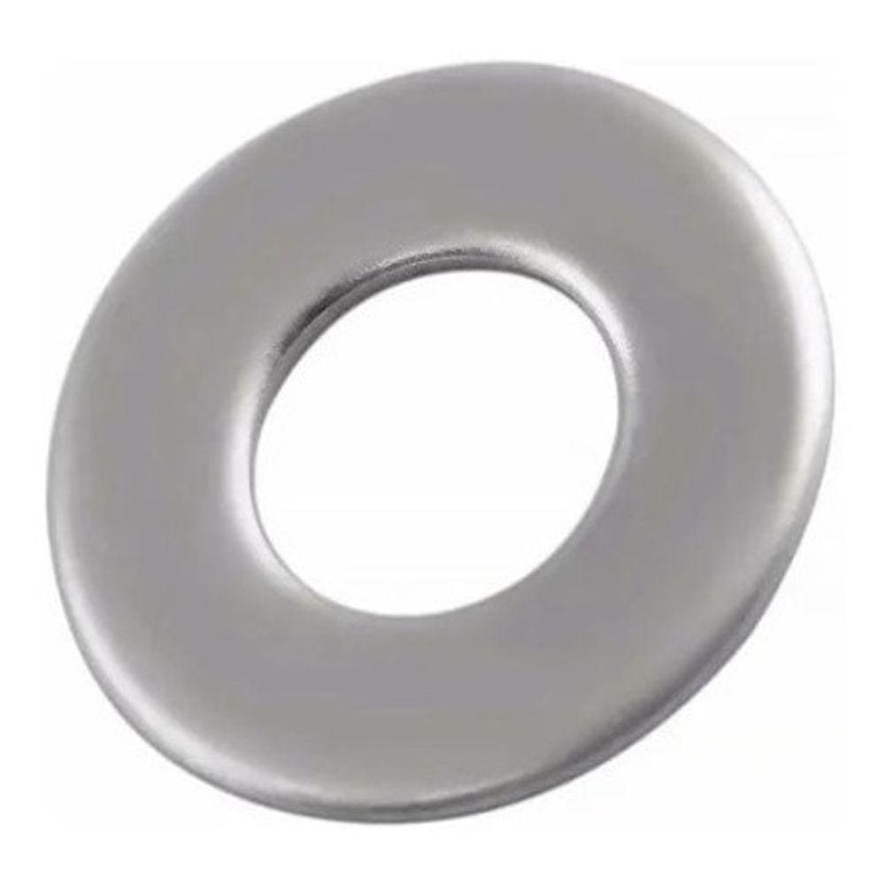 Arruela Lisa Din 994 5/16 Aço Inox Polido - 100Un