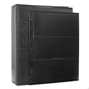 Álbum Fichário 30 Folhas Para Selos 3 Espaços 28x21 Cobra XL