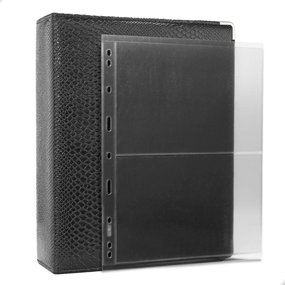 Álbum Fichário 30 Folhas Para Cédulas 2 Espaços 28x21 Cobra XL