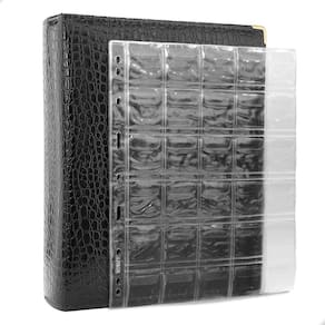 Álbum Fichário 20 Folhas Para 600 Moedas 28x21 Cobra XL