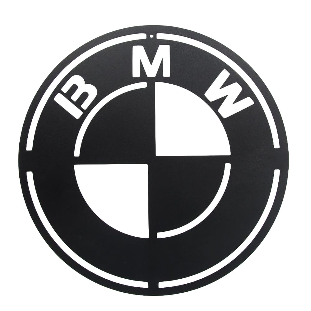 Quadro Bmw  45x45 Cm Preto