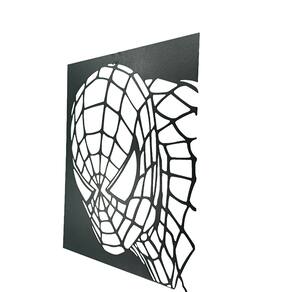 Quadro Homem Aranha  30x38 Cm Preto lixa