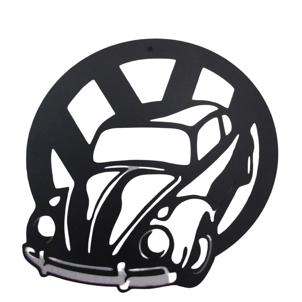 Quadro Fusca  38x40 Cm  Preto Lixa