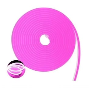 Fita Led Mangueira Neon 5 Mts Iluminação Flexível Corte 2.5 Cm - Rosa