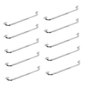 Alça Barra Apoio 70cm Anti Queda Kit 10 Uni Suporte Anti Acidente Deficiente Gestante Idoso Banheiro Casa Corredor