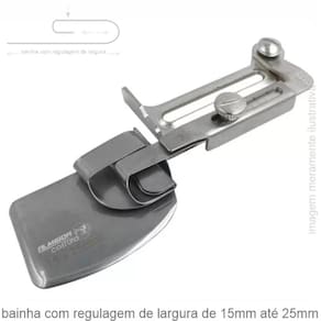 Aparelho Bainha Costura Reta E 20U Com Regulavel De Largura De 15Mm Até 25Mm