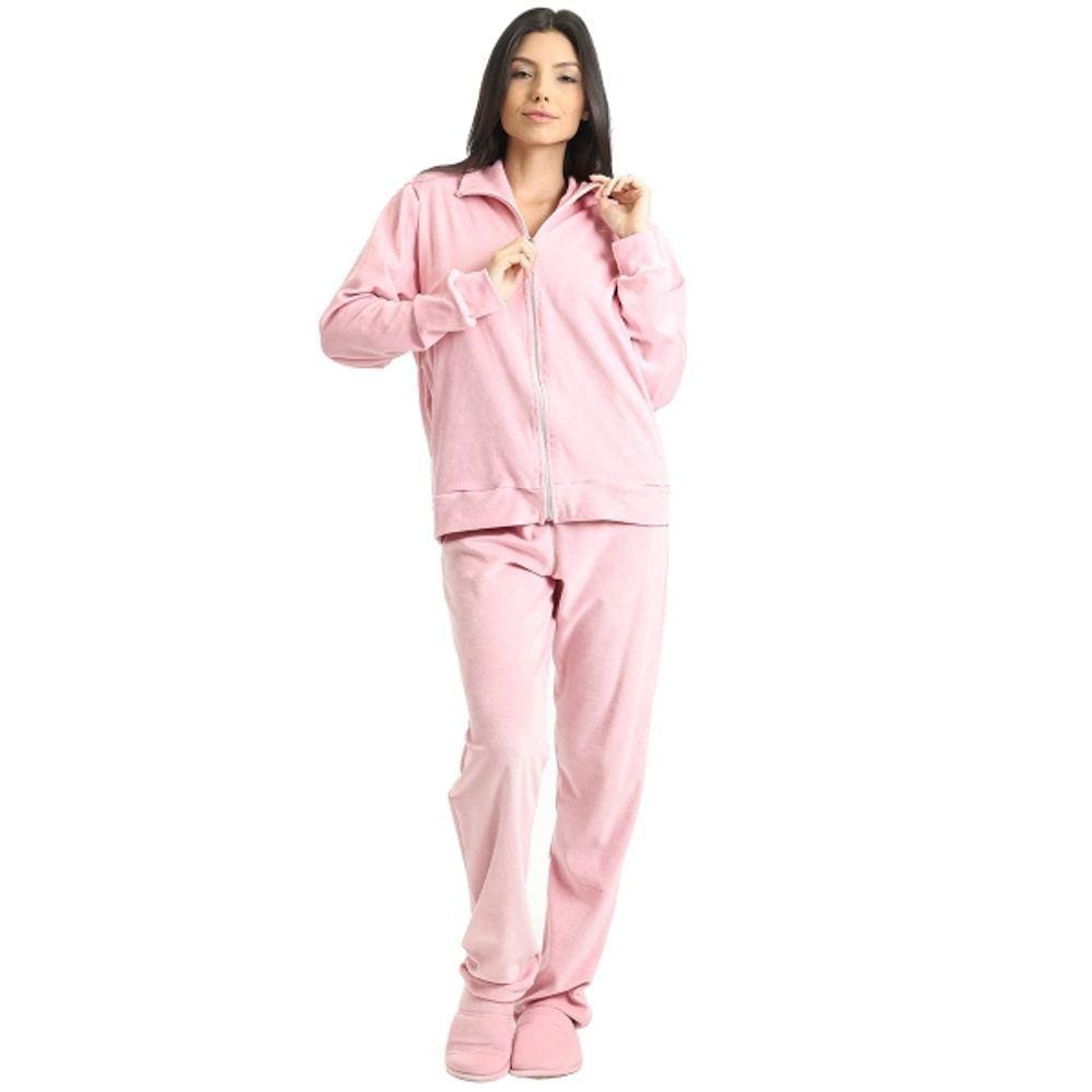 Conjunto em Plush com Zíper