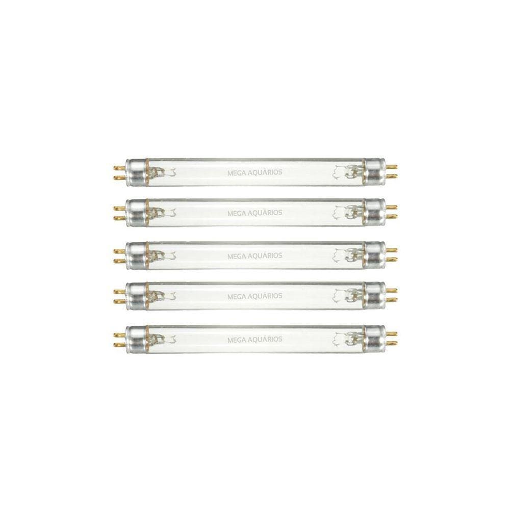 5 Lâmpadas Uv 4W Germicida Ultravioleta T5 15Cm Fluorescente