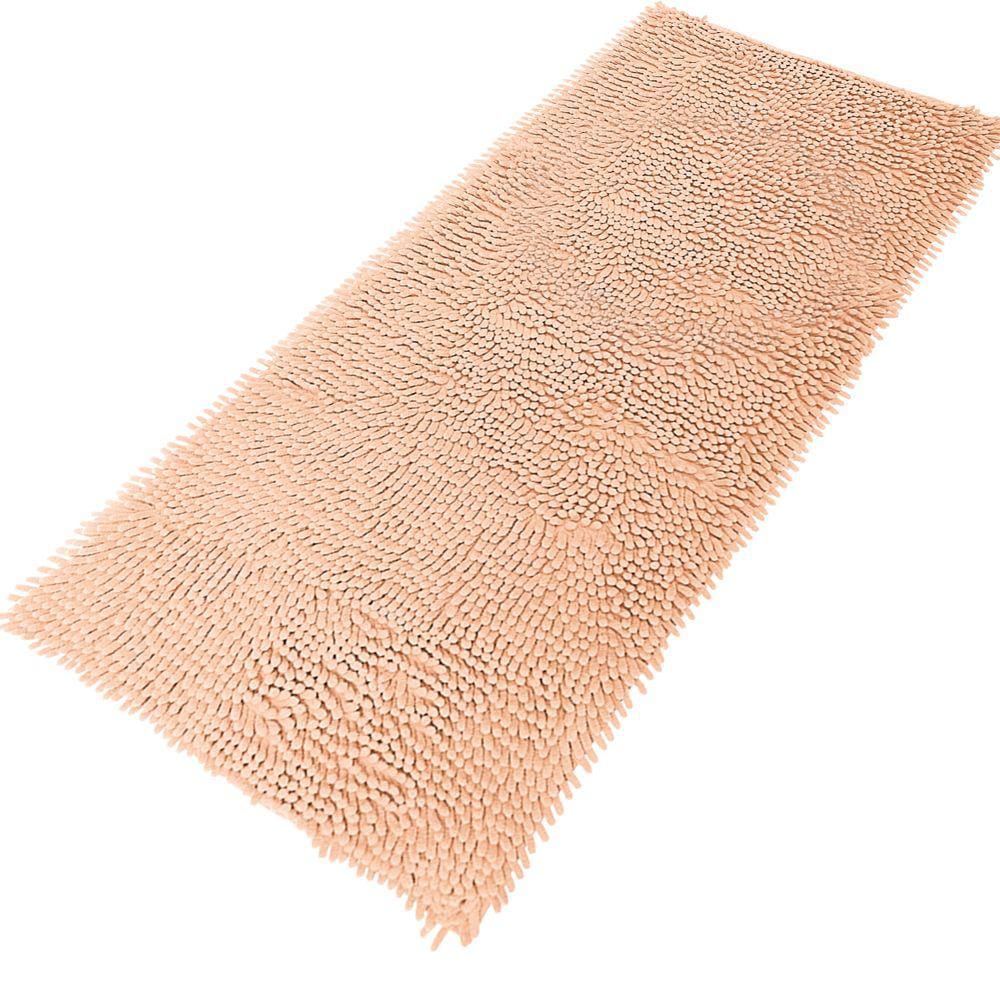 Tapete Passadeira Macarrão Bolinha Antiderrapante 50x100cm Bege