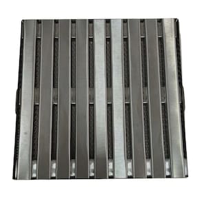 Grelha Pluvial com Suporte 30x30 Inox 304 Netuno com Tela