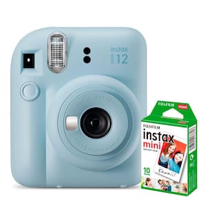 KIT Câmera Fujifilm Instax Mini 12 Azul + Filme de 10 Poses