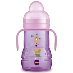 Copo de Treinamento MAM Trainer+ Transição 220ML Rosa CP01112