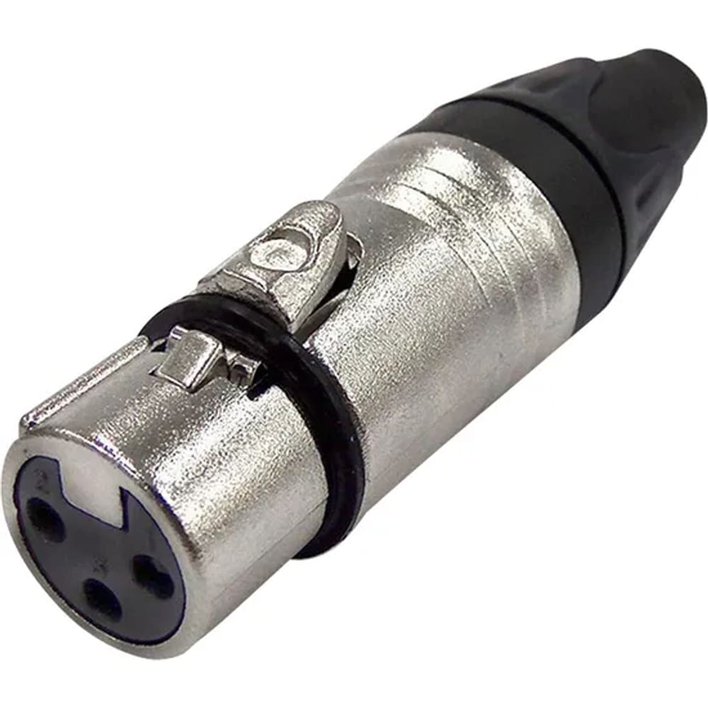 Conector Cannon Fêmea 3 Polos Metal JCCN0017 Storm