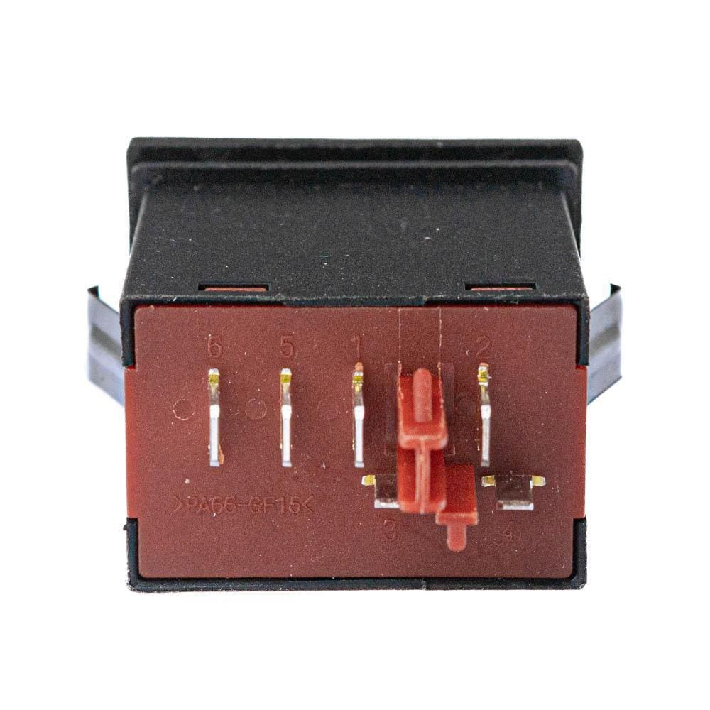 Botão Farol Auxiliar Milha Lanterna Traseira Neblina Crossfox Fox Gol Spacefox Voyage Led Vermelho 6ViasOSPINA OSP021165