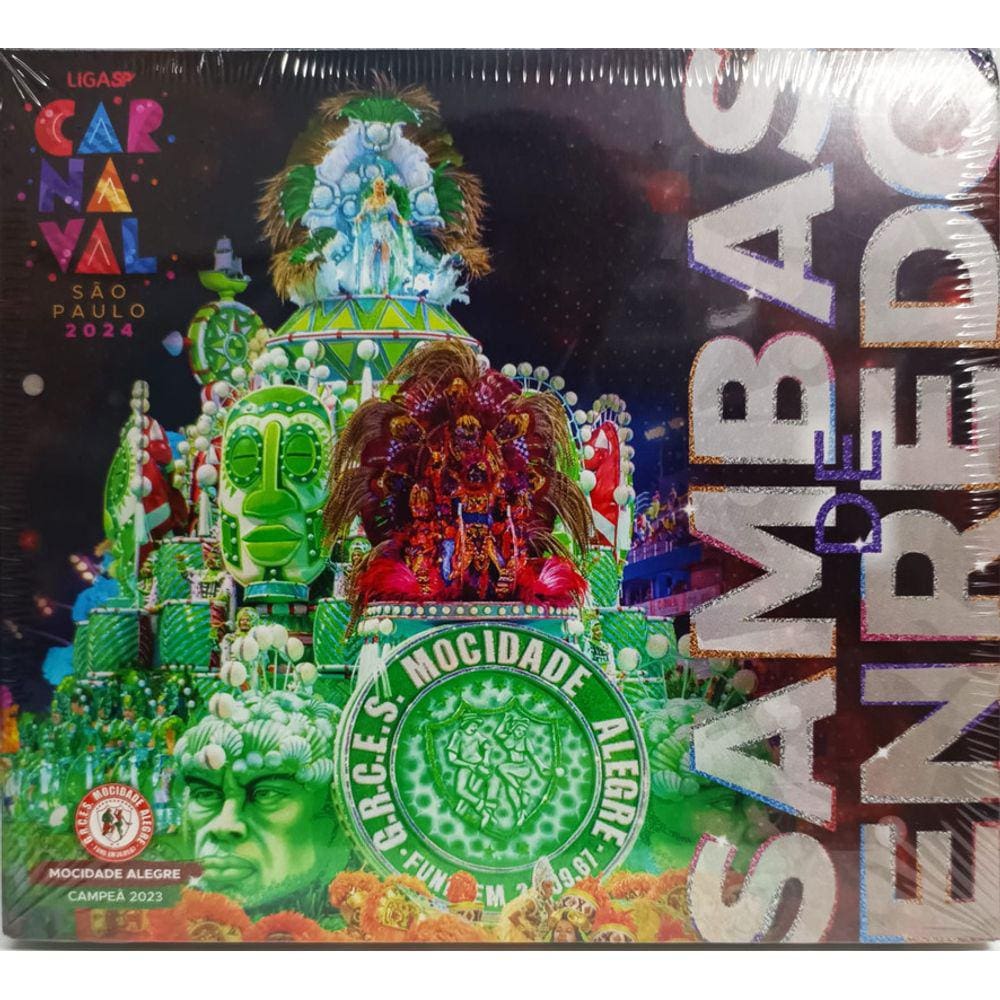 Cd Sambas Enredo Carnaval SP 2024 (Cd Triplo  Digipack)