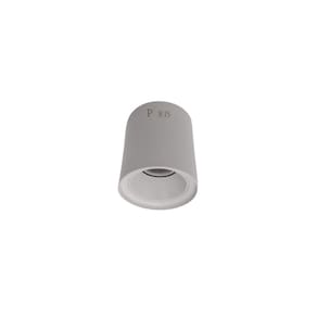 Plafon Spot Sobrepor MR16 Dicroica Redondo Recuado Branco 10cm