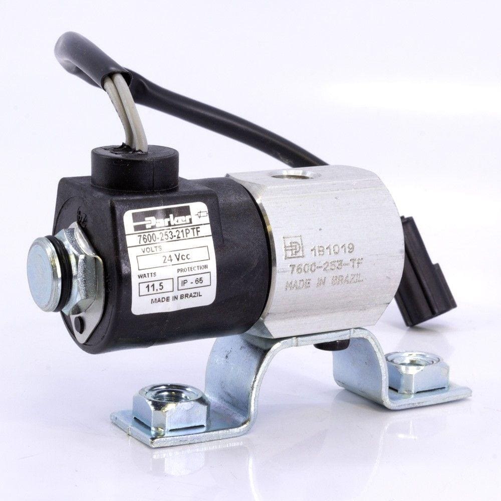 Válvula do Acionamento da Reduzida Ford Cargo 6332 24 Volts - Parker - 7600-253-TF