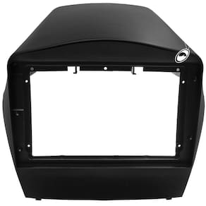 Moldura De Painel 2 Din 9" Polegadas IX35 2010 Em Diante - Preto
