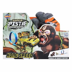 Conjunto Super Pista - Corrida Animal - Kong Speed - Gorila - Toyng